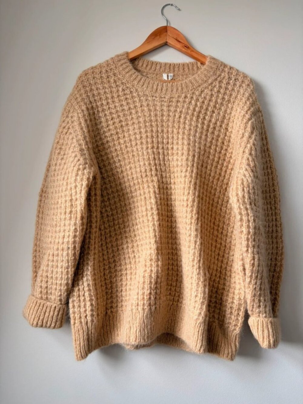 ARKET Wool & Alpaca Blend Jumper Camel M